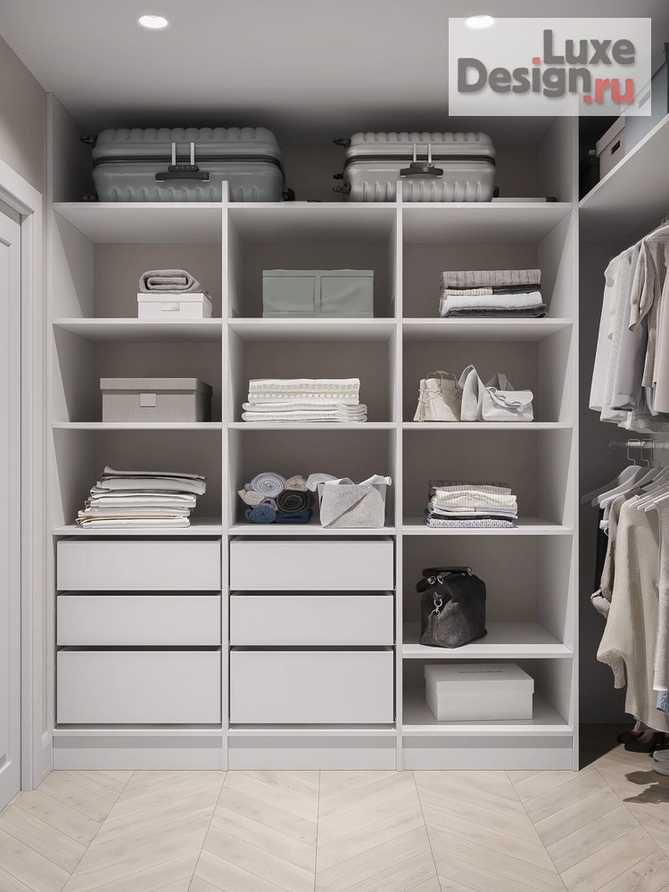 Дизайн интерьера трехкомнатной квартиры "Спокойный интерьер с интересными деталями" (фото 10)