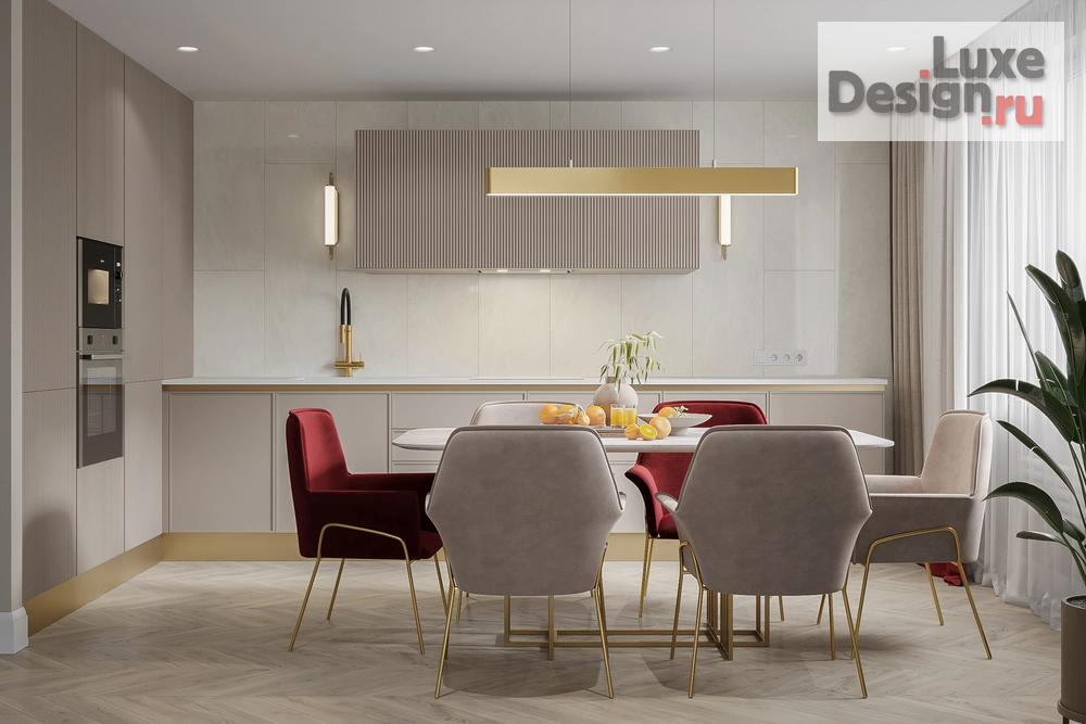 Дизайн интерьера трехкомнатной квартиры "Спокойный интерьер с интересными деталями" (фото 30)