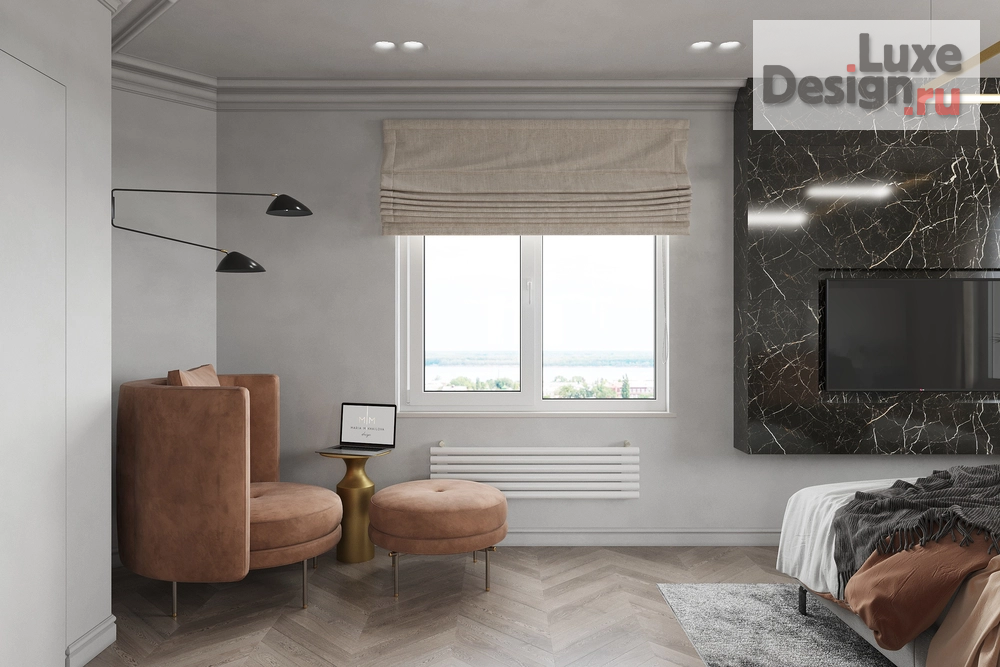 Дизайн интерьера трехкомнатной квартиры "Элегантная квартира в стиле неоклассика" (фото 22)