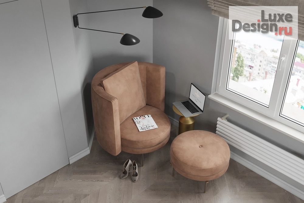 Дизайн интерьера трехкомнатной квартиры "Элегантная квартира в стиле неоклассика" (фото 27)