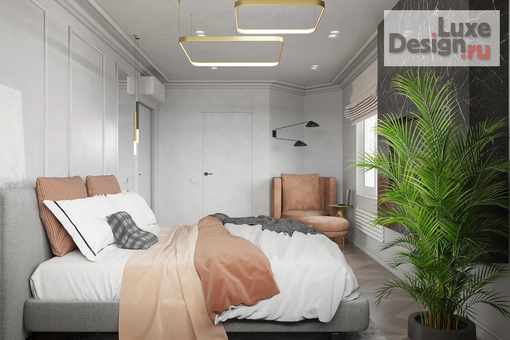 Дизайн интерьера трехкомнатной квартиры "Элегантная квартира в стиле неоклассика" (фото 24)