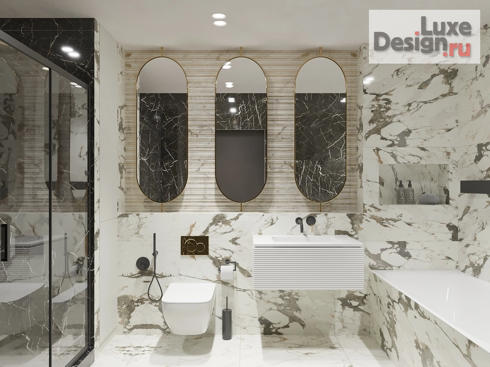 Дизайн интерьера трехкомнатной квартиры "Элегантная квартира в стиле неоклассика" (фото 30)