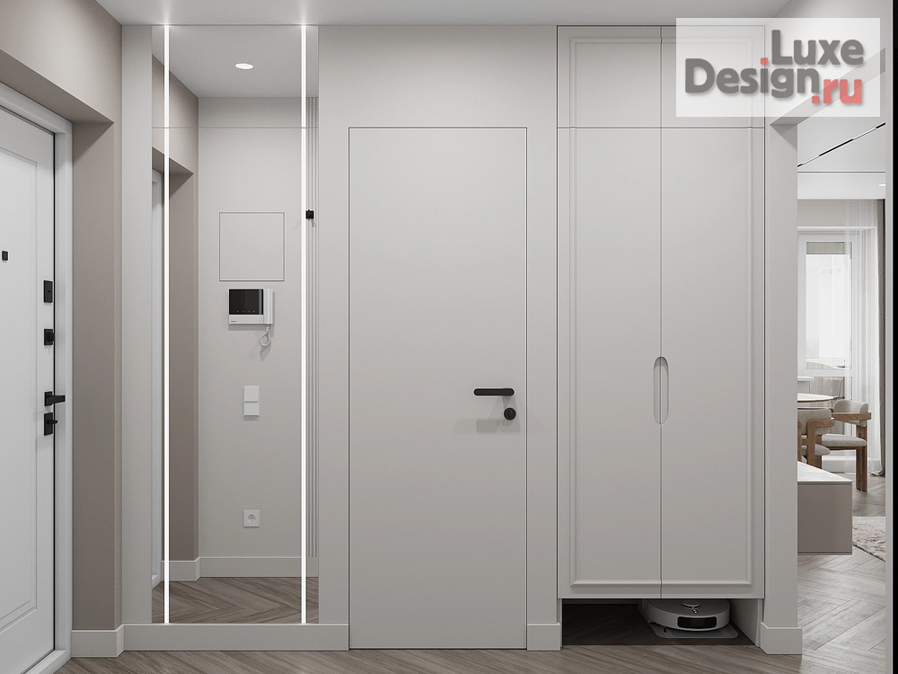 Дизайн интерьера двухкомнатной квартиры "Светлый интерьер" (фото 20)