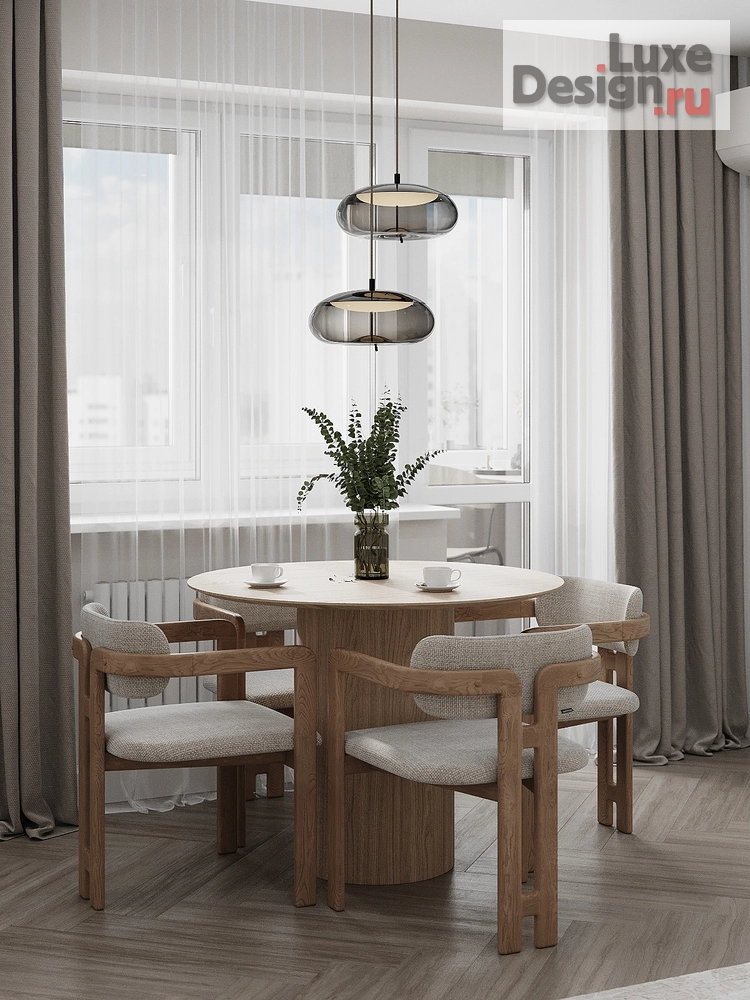 Дизайн интерьера двухкомнатной квартиры "Светлый интерьер" (фото 7)