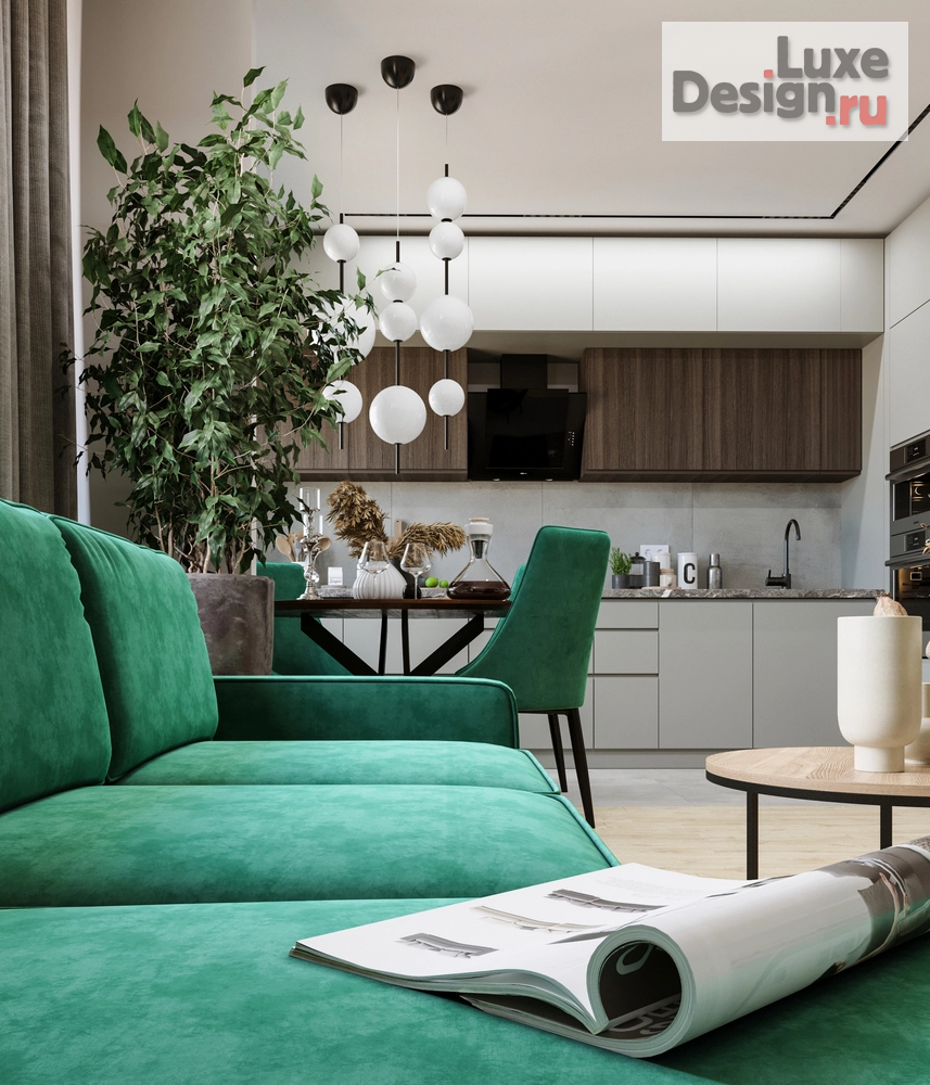 Дизайн интерьера трехкомнатной квартиры "Современная трешка в Долгопрудном" (фото 3)