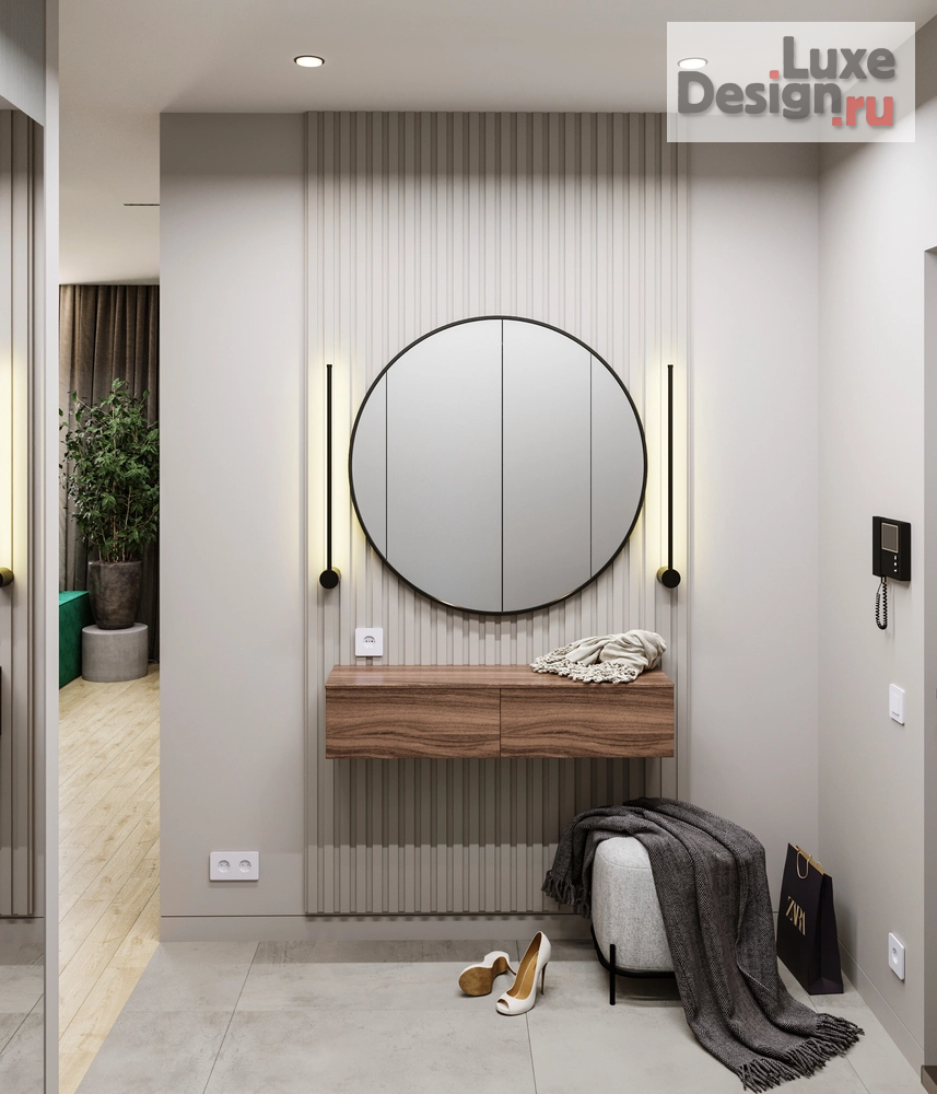 Дизайн интерьера трехкомнатной квартиры "Современная трешка в Долгопрудном" (фото 1)