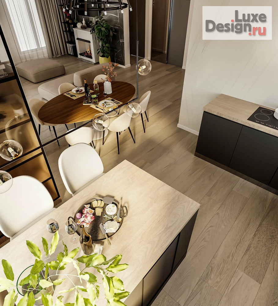 Дизайн интерьера загородного дома "КП Greenwood, проект частного дома, 152 кв.м" (фото 38)