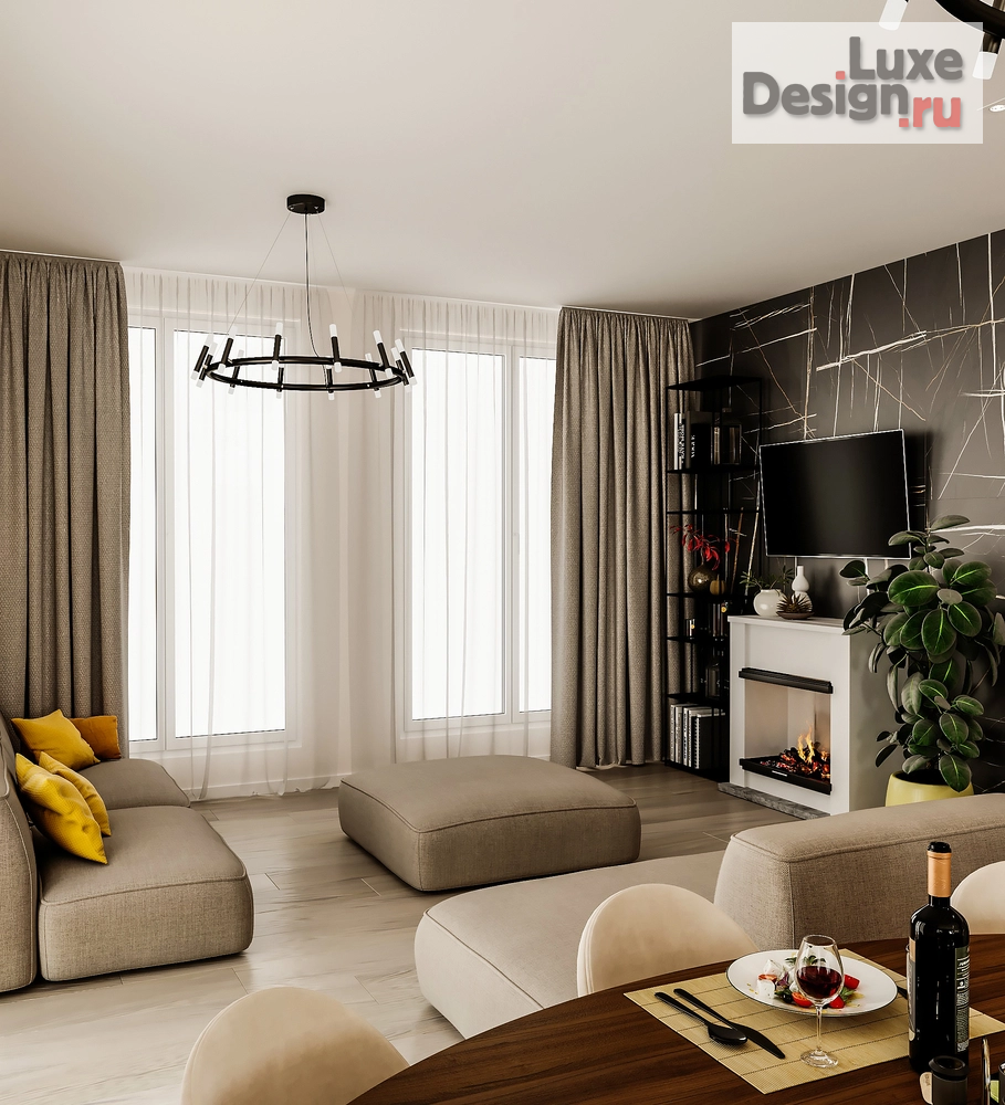 Дизайн интерьера загородного дома "КП Greenwood, проект частного дома, 152 кв.м" (фото 39)