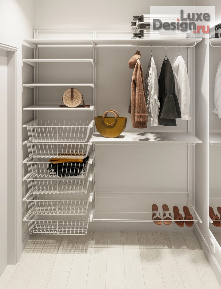 Дизайн интерьера трехкомнатной квартиры "Спальня с балконом из проекта в жк Проспект героев" (фото 3)