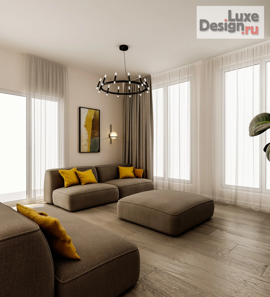 Дизайн интерьера загородного дома "КП Greenwood, проект частного дома, 152 кв.м" (фото 40)