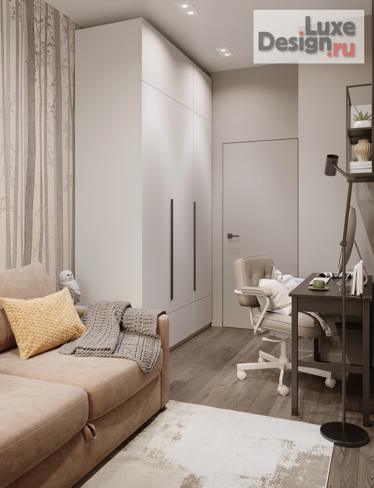 Дизайн интерьера четырехкомнатной квартиры "Стильная квартира в жк Династия" (фото 35)