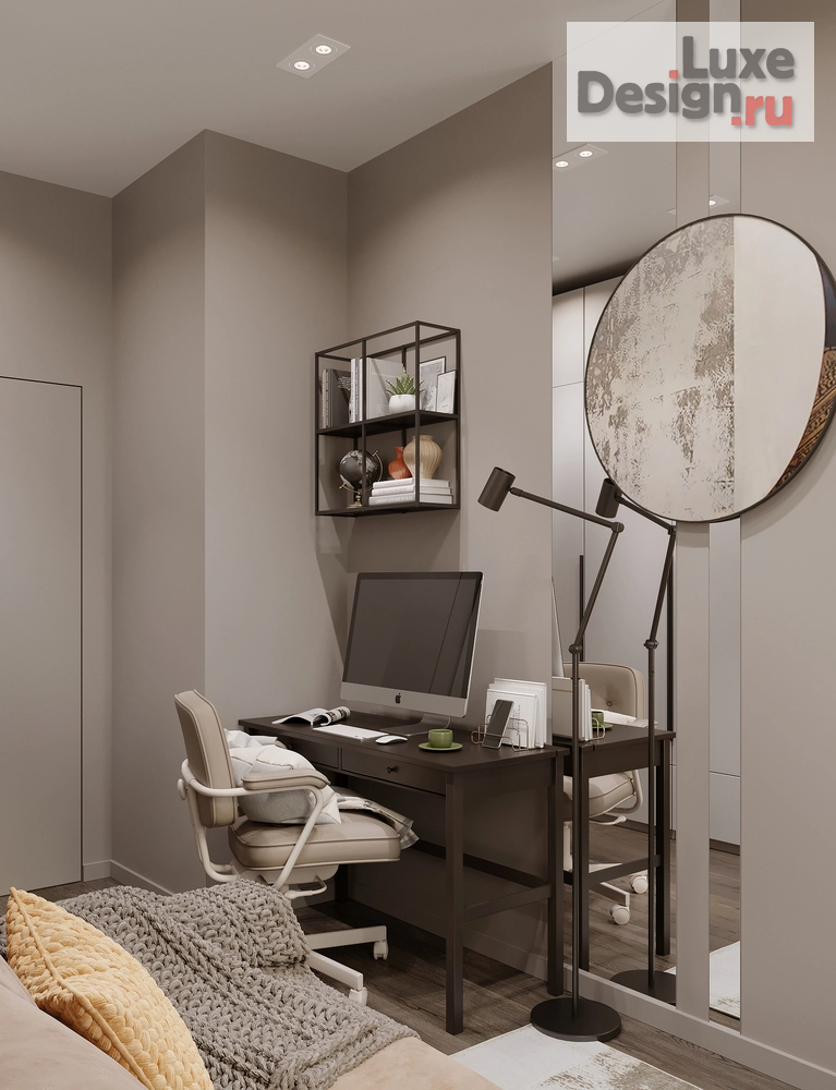 Дизайн интерьера четырехкомнатной квартиры "Стильная квартира в жк Династия" (фото 36)