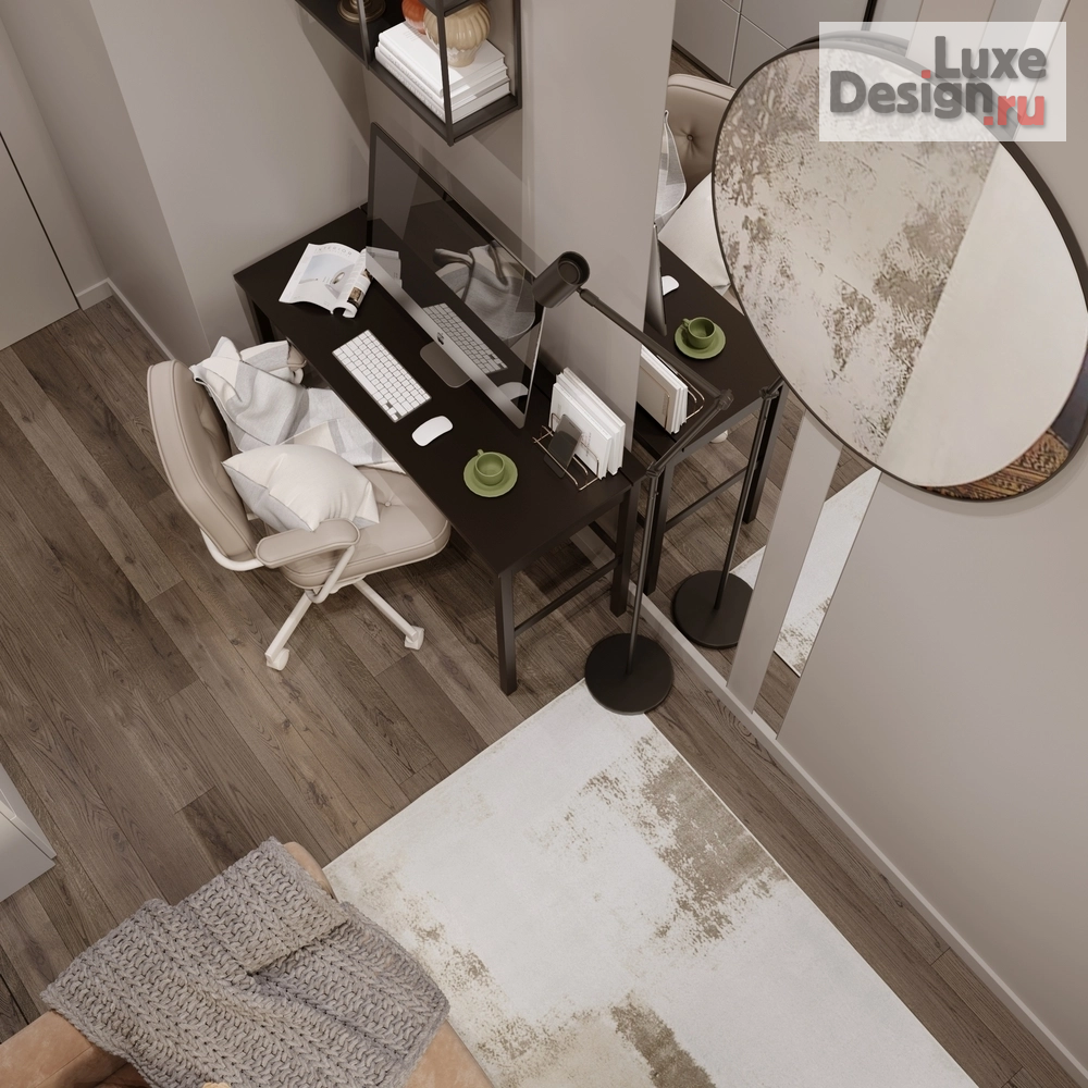 Дизайн интерьера четырехкомнатной квартиры "Стильная квартира в жк Династия" (фото 38)