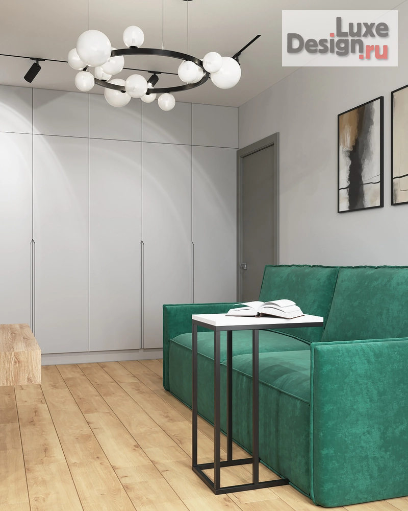 Дизайн интерьера двухкомнатной квартиры "Маленькая квартира во вторичке на Щукинской" (фото 10)