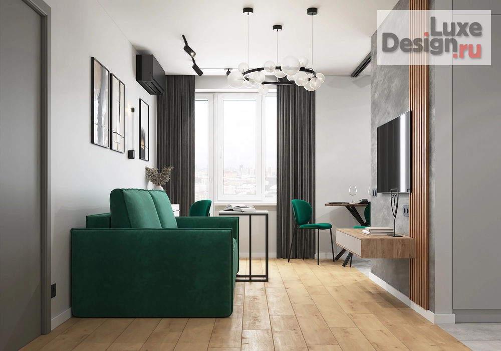 Дизайн интерьера двухкомнатной квартиры "Маленькая квартира во вторичке на Щукинской" (фото 13)