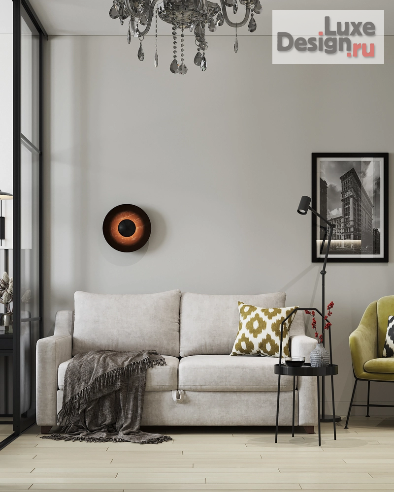 Дизайн интерьера квартиры студии "Студия с видом на Москву-сити в ЖК Headliner" (фото 7)