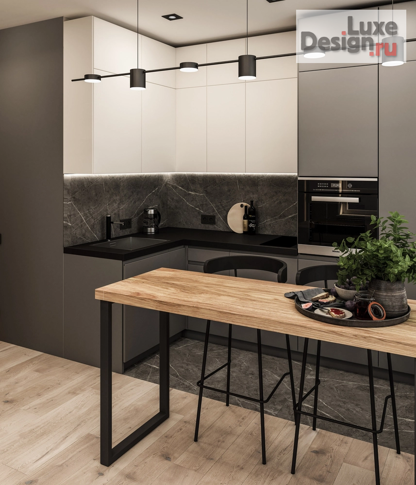 Дизайн интерьера двухкомнатной квартиры "ЖК Мещерский лес, 60 кв.м" (фото 4)