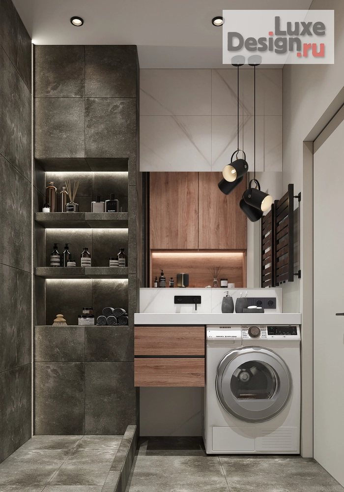 Дизайн интерьера квартиры студии "Студия с видом на Москву-сити в ЖК Headliner" (фото 13)