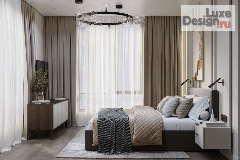 Дизайн интерьера трехкомнатной квартиры "Современная квартира ЖК Onyx Deluxe" (фото 46)
