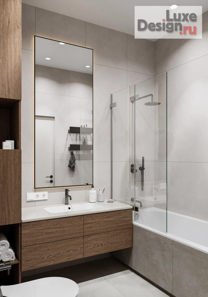 Дизайн интерьера двухкомнатной квартиры "Минимализм для девушки, жк Андерсен" (фото 28)