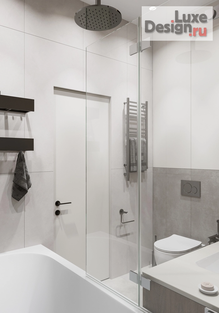 Дизайн интерьера двухкомнатной квартиры "Минимализм для девушки, жк Андерсен" (фото 31)