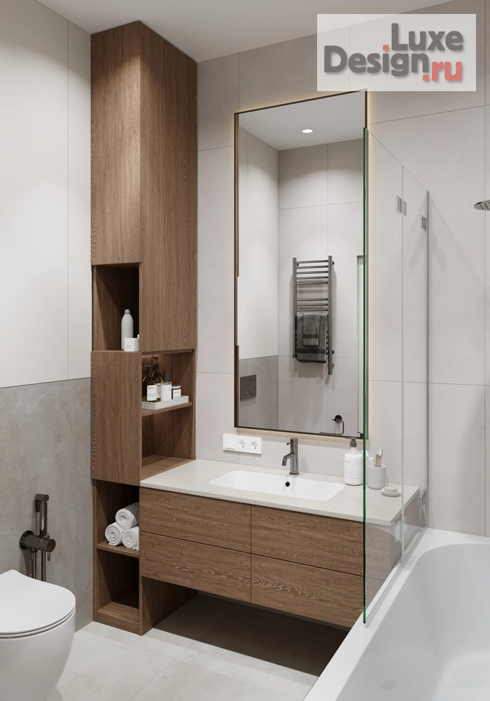 Дизайн интерьера двухкомнатной квартиры "Минимализм для девушки, жк Андерсен" (фото 32)