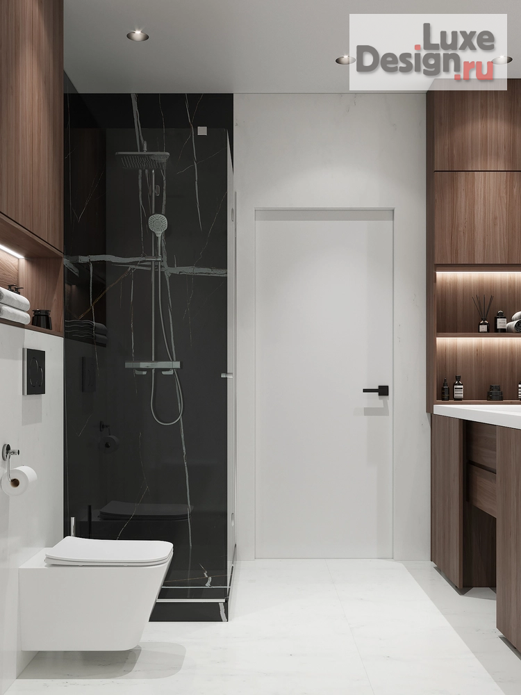 Дизайн интерьера квартиры студии "Мужской интерьер студии в ЖК Видный город" (фото 13)