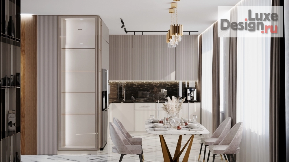 Дизайн интерьера трехкомнатной квартиры "ЖК "БЕРЕГОВОЙ"" (фото 5)