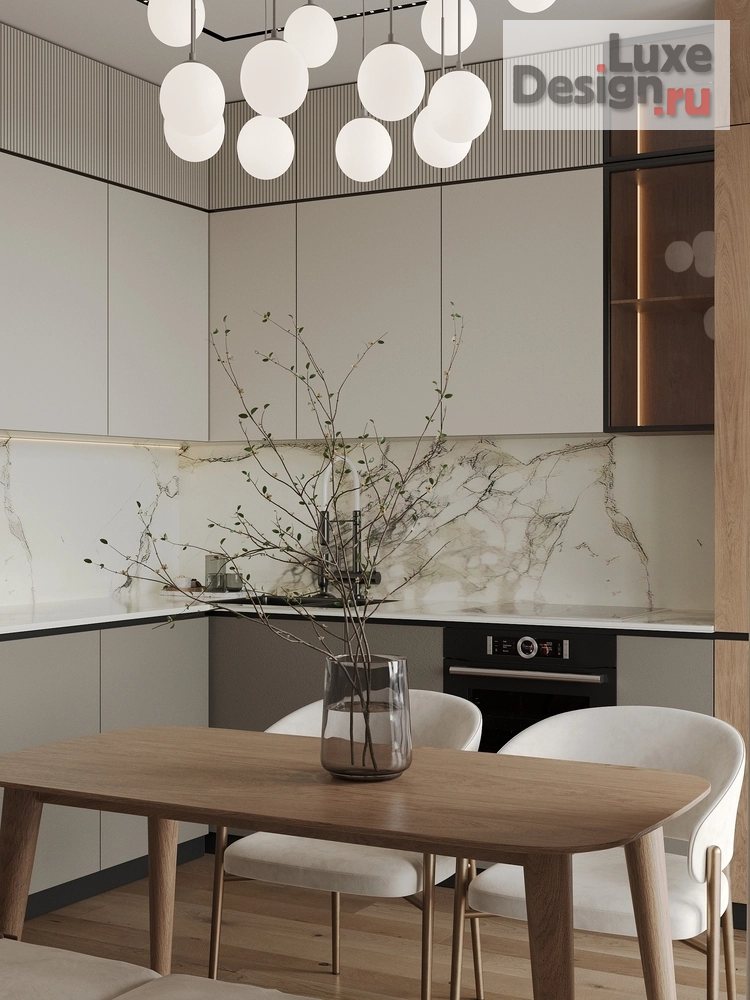 Дизайн интерьера однокомнатной квартиры "Квартира 44 м2 ЖК RIVER SKY" (фото 11)