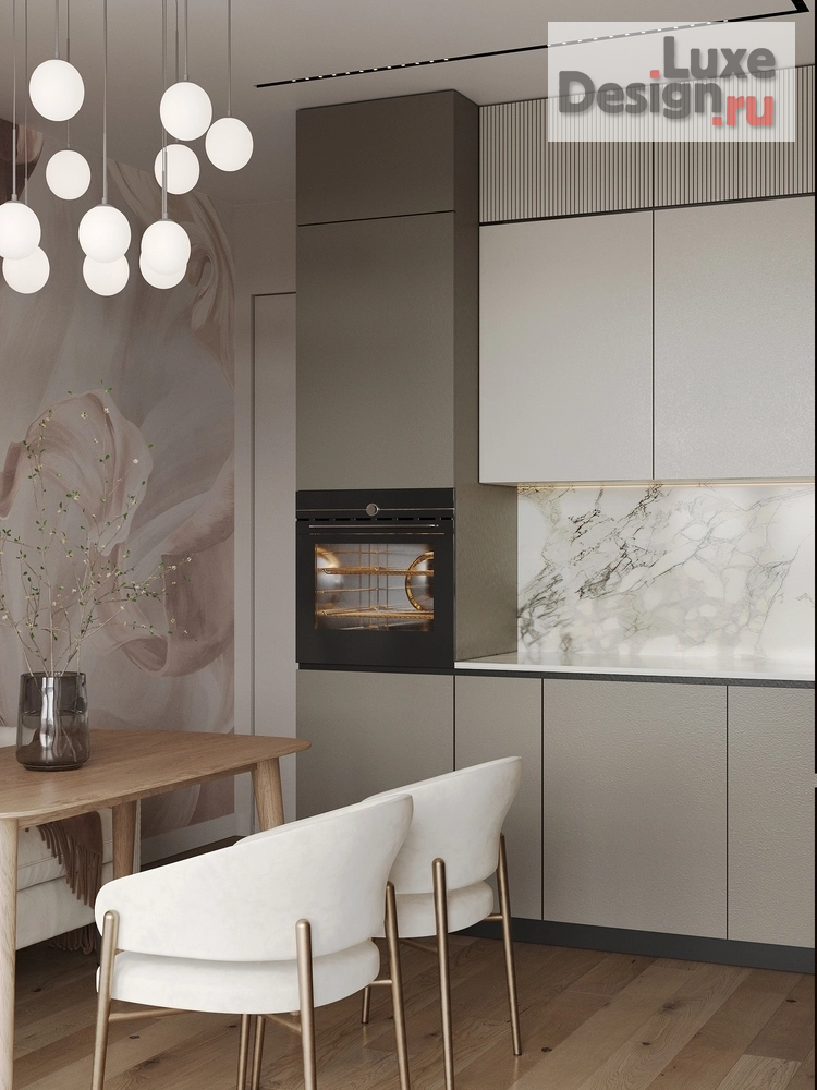 Дизайн интерьера однокомнатной квартиры "Квартира 44 м2 ЖК RIVER SKY" (фото 16)