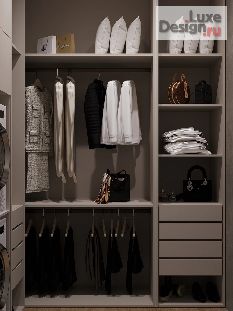 Дизайн интерьера двухкомнатной квартиры "Квартира 75 м2 ЖК RIVER SKY" (фото 17)