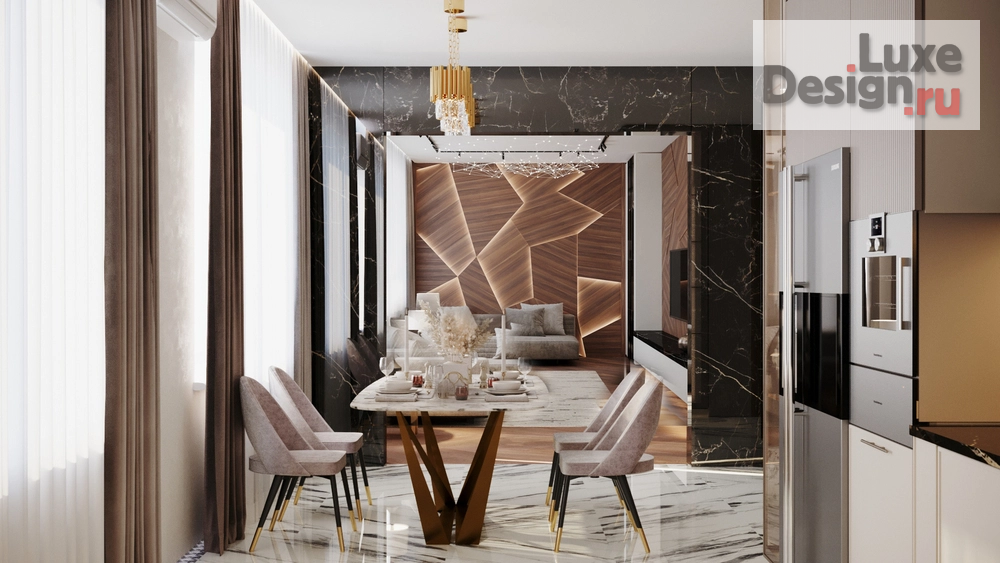 Дизайн интерьера трехкомнатной квартиры "ЖК "БЕРЕГОВОЙ"" (фото 6)