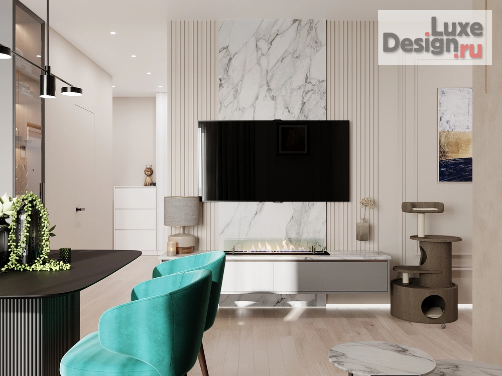 Дизайн интерьера трехкомнатной квартиры "Проект в ЖК "WEST GARDEN"" (фото 3)