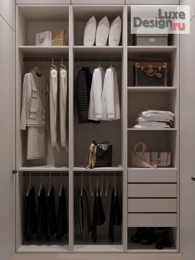 Дизайн интерьера трехкомнатной квартиры "Квартира 95 м2 ЖК RIVER SKY. " (фото 21)