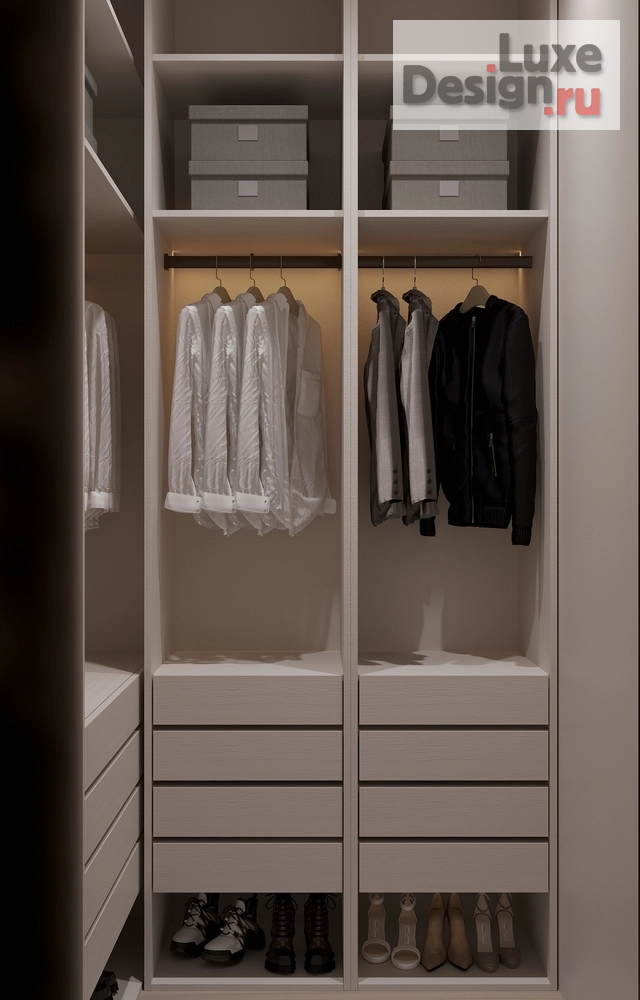 Дизайн интерьера трехкомнатной квартиры "Квартира 95 м2 ЖК RIVER SKY. " (фото 22)