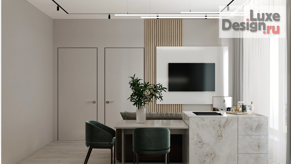 Дизайн интерьера двухкомнатной квартиры "Квартира 50 м2" (фото 4)