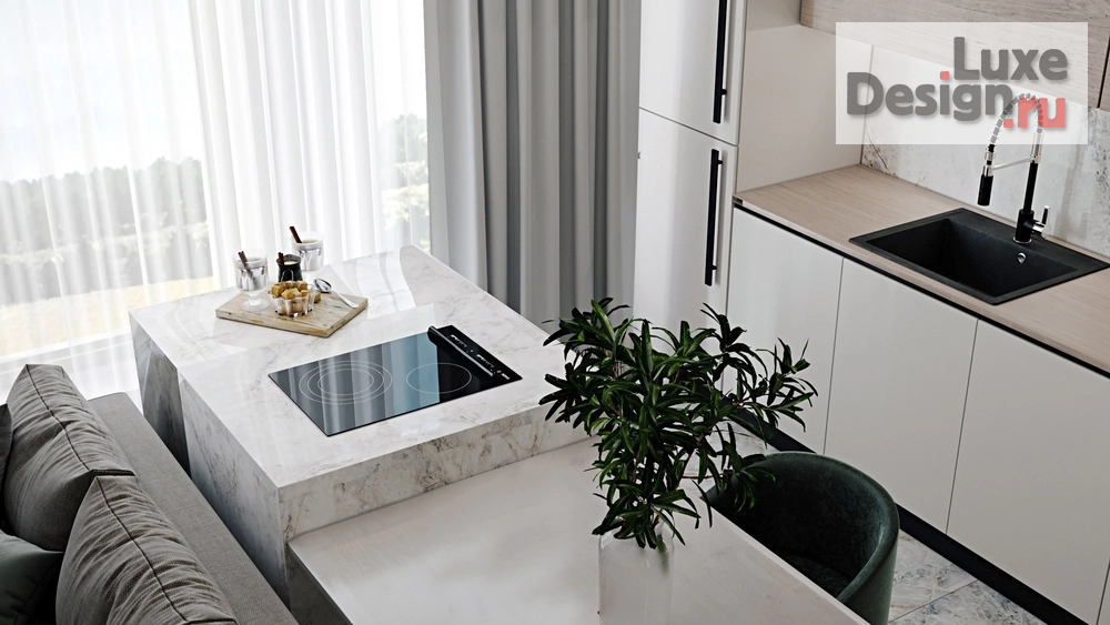 Дизайн интерьера двухкомнатной квартиры "Квартира 50 м2" (фото 6)