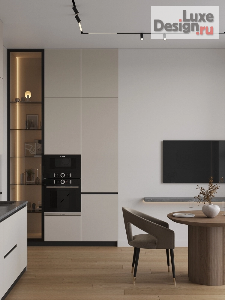 Дизайн интерьера двухкомнатной квартиры "Квартира 75 м2 ЖК RIVER SKY" (фото 6)