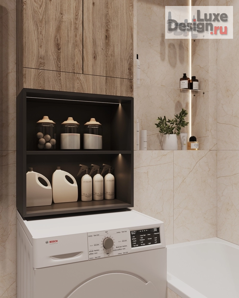 Дизайн интерьера двухкомнатной квартиры "ЖК ALIA" (фото 10)