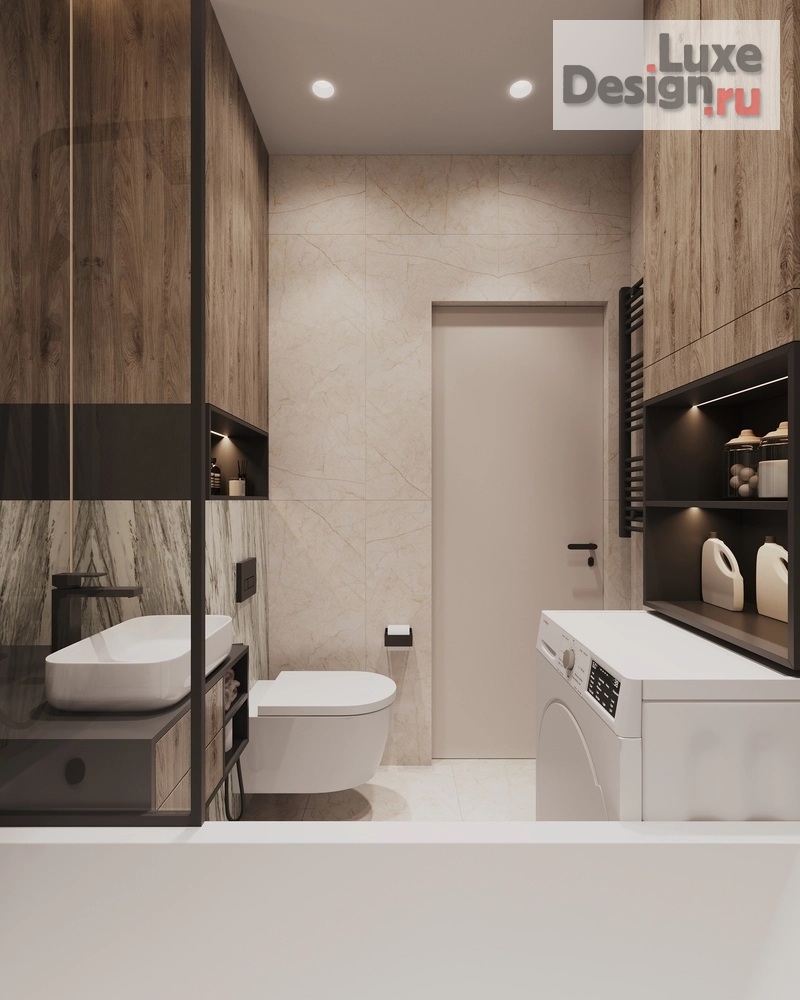 Дизайн интерьера двухкомнатной квартиры "ЖК ALIA" (фото 11)