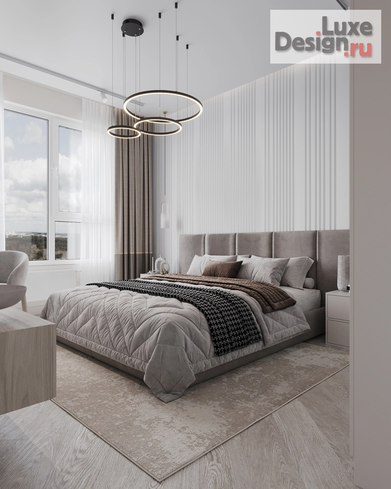 Дизайн интерьера двухкомнатной квартиры "ЖК ALIA" (фото 1)