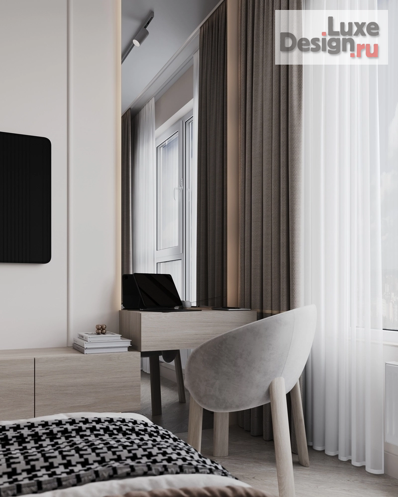 Дизайн интерьера двухкомнатной квартиры "ЖК ALIA" (фото 24)