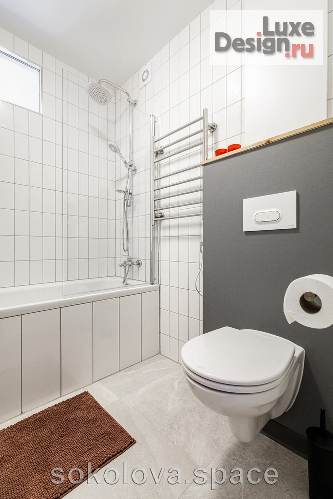 Дизайн интерьера трехкомнатной квартиры "Red Light" (фото 3)