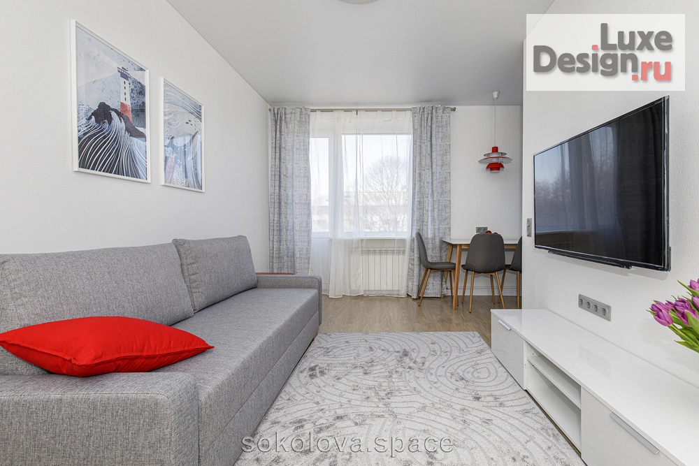 Дизайн интерьера трехкомнатной квартиры "Red Light" (фото 9)