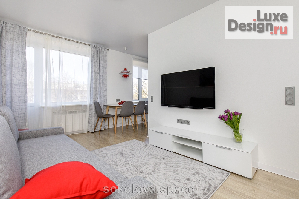 Дизайн интерьера трехкомнатной квартиры "Red Light" (фото 10)