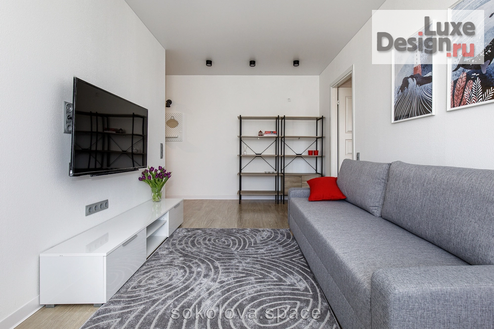 Дизайн интерьера трехкомнатной квартиры "Red Light" (фото 12)