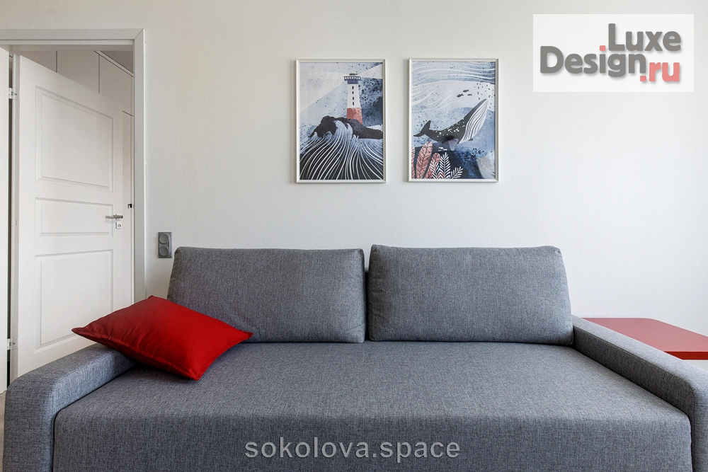 Дизайн интерьера трехкомнатной квартиры "Red Light" (фото 14)