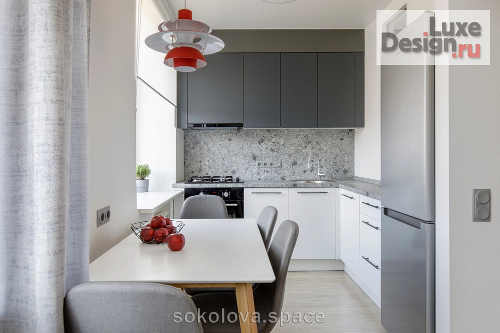 Дизайн интерьера трехкомнатной квартиры "Red Light" (фото 16)