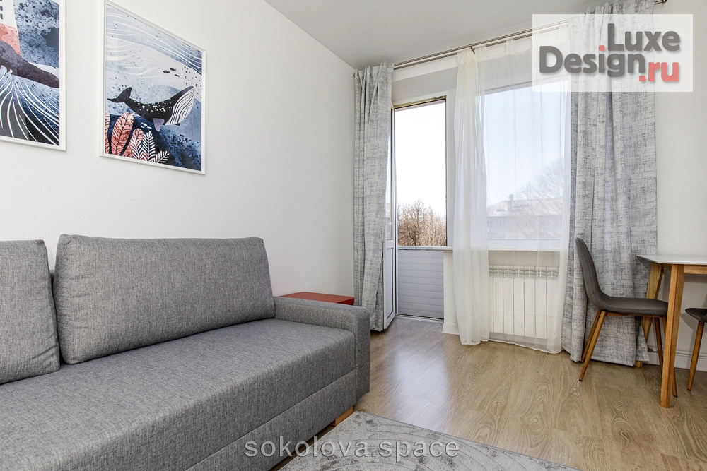 Дизайн интерьера трехкомнатной квартиры "Red Light" (фото 1)