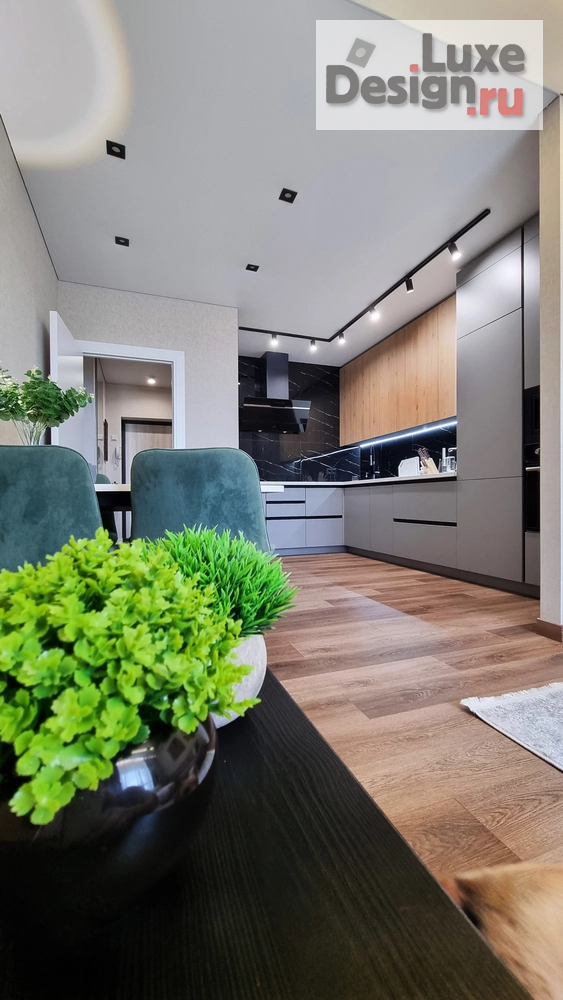 Дизайн интерьера двухкомнатной квартиры "Дизайн интерьера трехкомнатной квартиры "Интерьер квартиры 72 кв.м"" (фото 1)